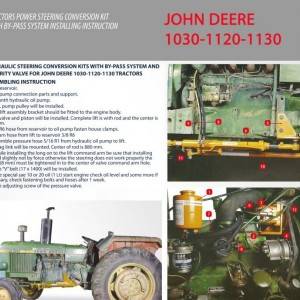 Hidraulični volan John Deere 1020, 1030, 1040, 1120, 1130, 2020, 2030,