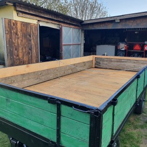 Prikolica Dubrava 3.5T, Tvorničko stanje