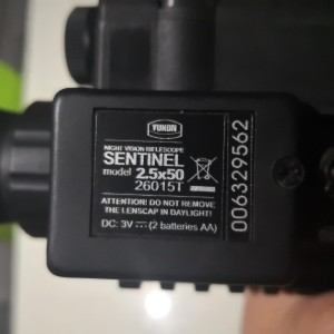 noćna optika Yukon sentinel 2.5x50 i dnevna optika pro-lux 3-9x50