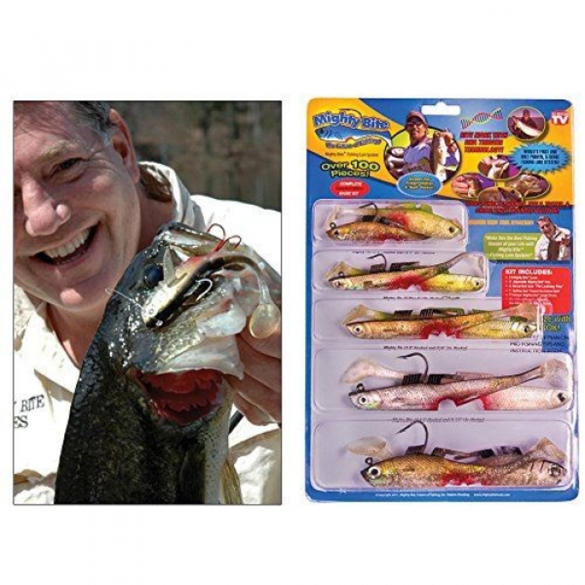 MIghty Bite komplet silikonskih varalica (100 dijelova u paketu)