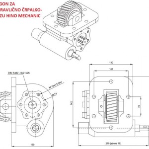 ODGON HIDRAULIČKE PUMPE - ISUZU