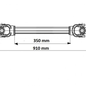 ECO KARDAN 910mm 30-75ks s slobodnim kvačilom