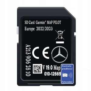 Mercedes Garmin Pilot Navigacijska SD Kartica V19.0 2022/23