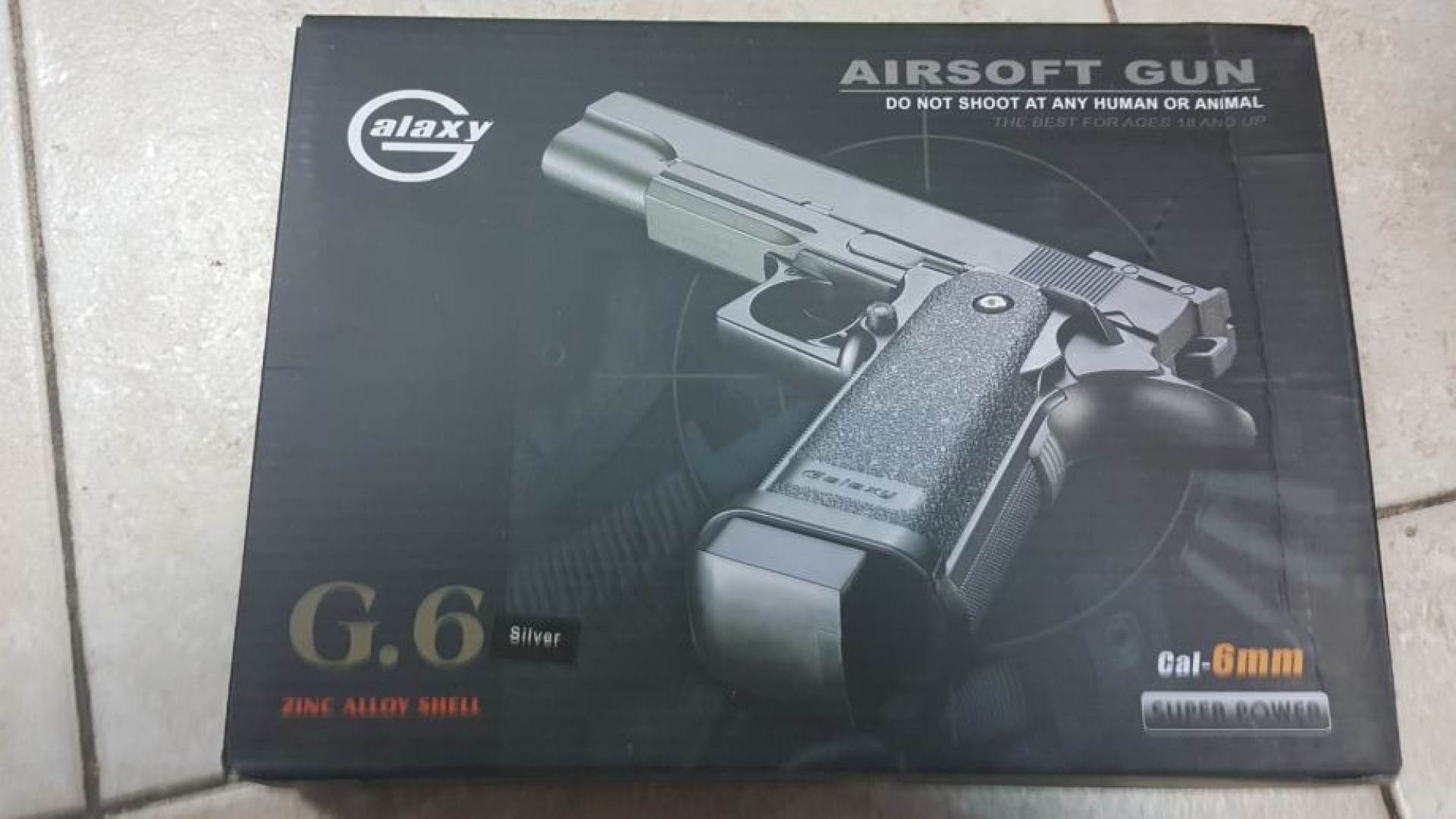 Airsoft gun G 6 AIR soft Pištolj Airsoft Srebrni