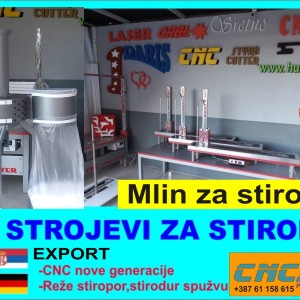 Mlin za reciklažu stiropora