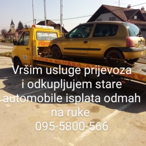 Vršim prijevoz automobola