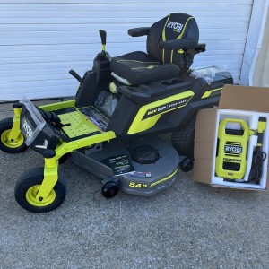 Ryobi 80V Hp Electric Zero Trun Riding Lawn Mower €3500