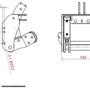 UNIVERZALNI KIT PREDNJA ČELNA HIDRAULIKA 2KAT ZA TRAKTOR 150