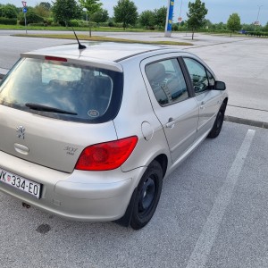Peugeot 307 1,6 dizel, 160k km, reg. do 05/2024