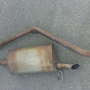 Auspuh za renault kangoo 1.9d 2002 original ispravan