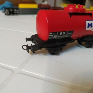 Cisterna Kleinbahn 2 plast.osovine Mobil H0