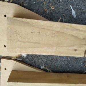 Drvene noge za maketu H0 N Z visine 44cm