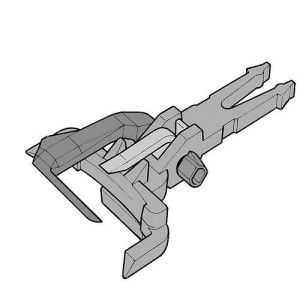 Roco kratke kopče artikl 40395 nove za NEM utore H0 1:87