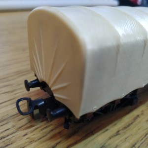 Teretni vagon 4 plast.osovine Kleinbahn H0 korišteni