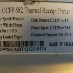 Termo pisač printer OCPP-582 58mm korišten ispravan