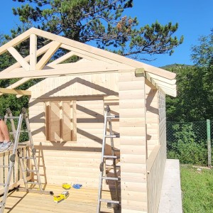 Emaus vrtna kućica 3x3+2m