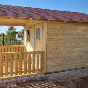 Emaus vrtna kućica 3x3+2m
