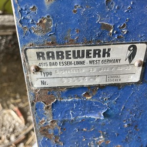 Plug Rabe Werk, okretač, 3 brazde
