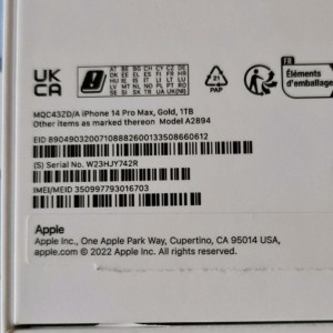 IPHONE 14 PRO MAX 1TB GOLD