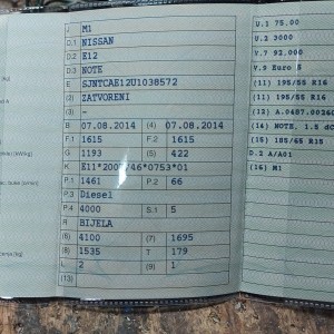 NOTE 1.5 DCI 2014