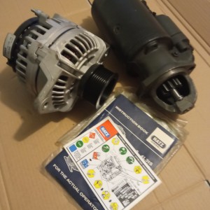 Alternator i elektro pokretač za Hatez motor