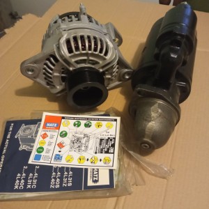Alternator i elektro pokretač za Hatez motor