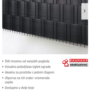 Plastike za panel ogradu
