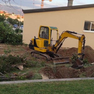 Iskopi i rušenja mini bagerom(3t)