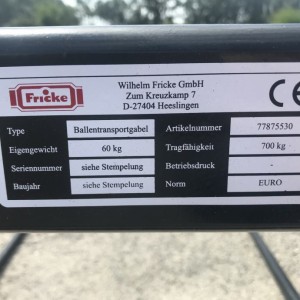 Ploča sa vilica za bale