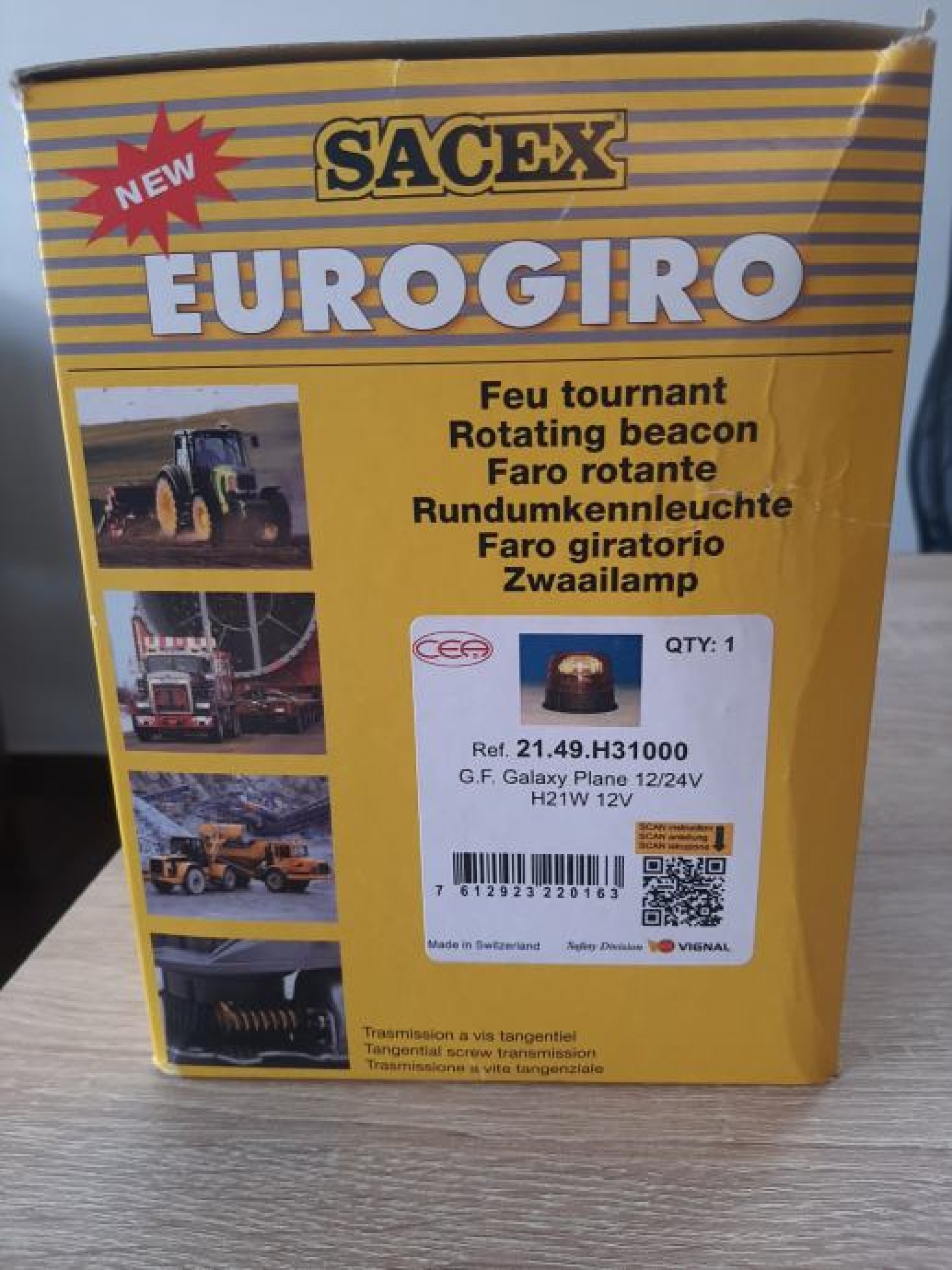 Rotaciono svijetlo, rotacija 12-24v