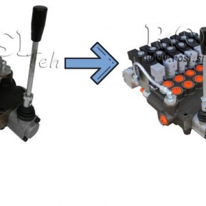 12V hidraulični elektro i ručni razvodnik komanda