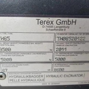Terex Schaeff TW85 Z Niemiec 2011