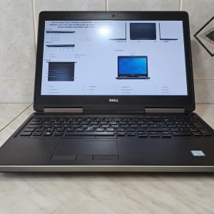 ️DELL Precision 7510, i7-6820HQ, 512GB NVMe + 1000GB, 64GB Rama, UHD 4K 3840x2160, 2 grafike️