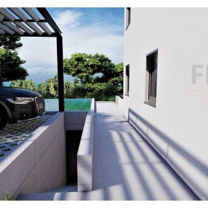 Projekt vile s bazenom (3 apartmana) - Milna (otok Brač)