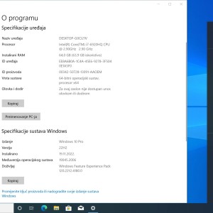 ️DELL Precision 7510, i7-6820HQ, 512GB NVMe + 1000GB, 64GB Rama, UHD 4K 3840x2160, 2 grafike️