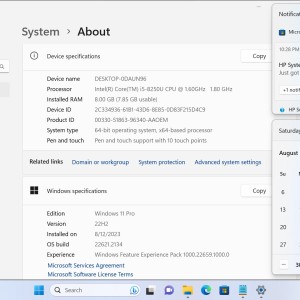 ️HP EliteBook x360, i5–8350U, 8GB, 500GB NVMe, Hybrid (2-in-1) + Office paket️
