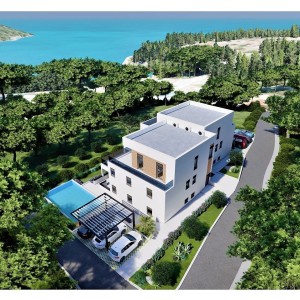 Projekt vile s bazenom (3 apartmana) - Milna (otok Brač)
