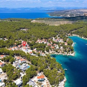Projekt vile s bazenom (3 apartmana) - Milna (otok Brač)