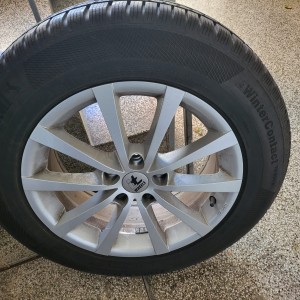 Alu felge 17 ZA SUV vozila , ZIMSKI SET!!! Continental TS850, 7mm