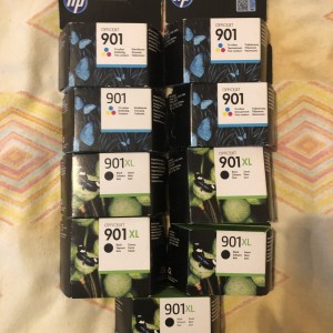 Hp tinte 901 XL 9 komada cijena po komadu 35,00 Eura