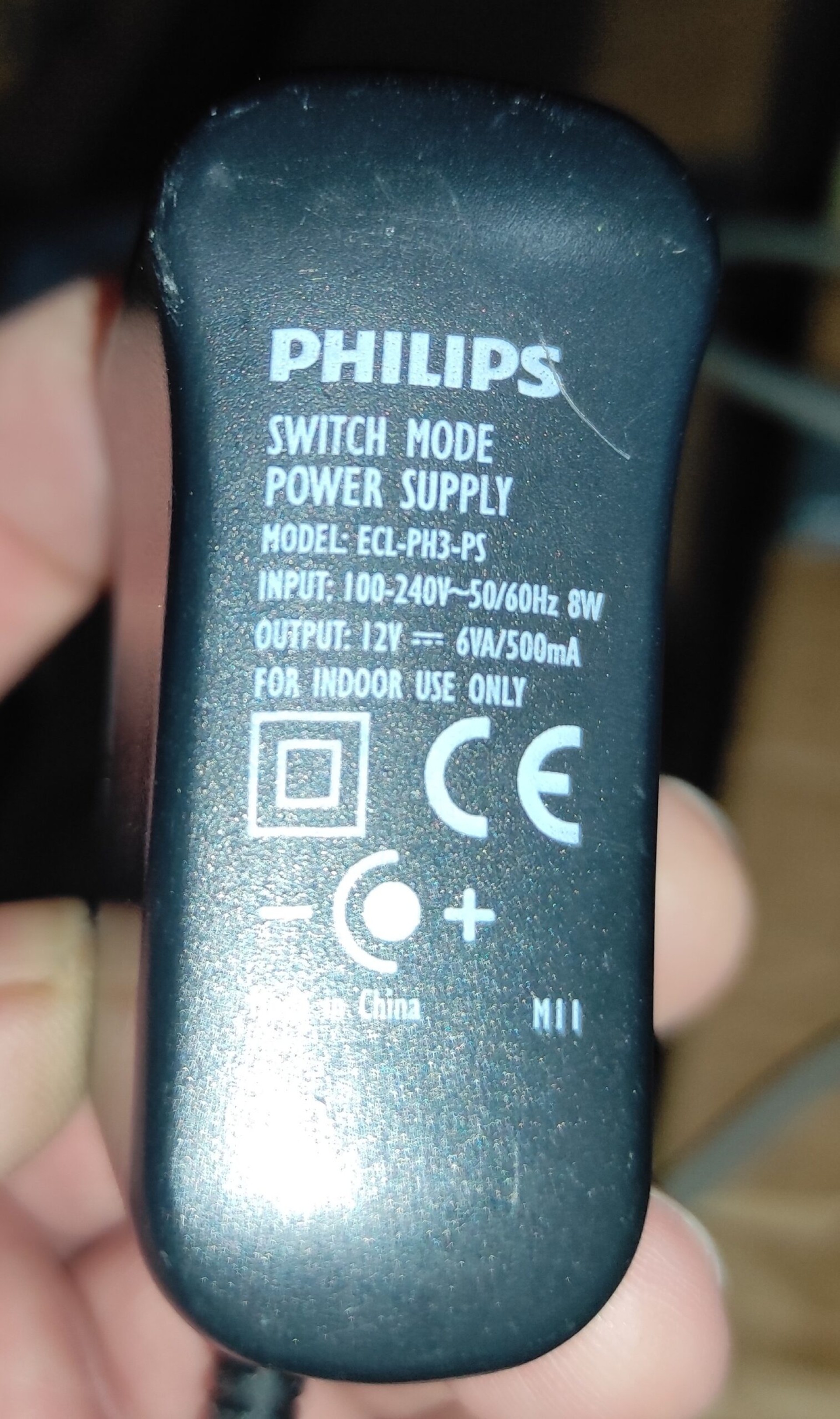 Adapter 220VAC/12VDC, 6VA