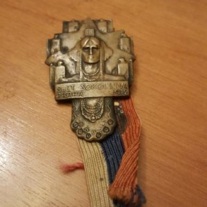 Medalja sokolski slet Prag Čehoslovačka 1912.