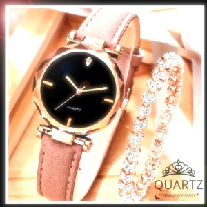 Damski sat | Ženski sat (kao Fossil, Tissot, Breitling...) + Narukvica