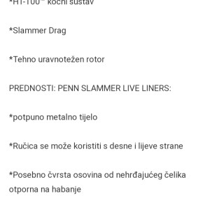 Rola za ribolov: Penn 260