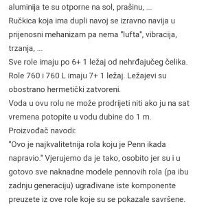Rola za ribolov: Penn 260