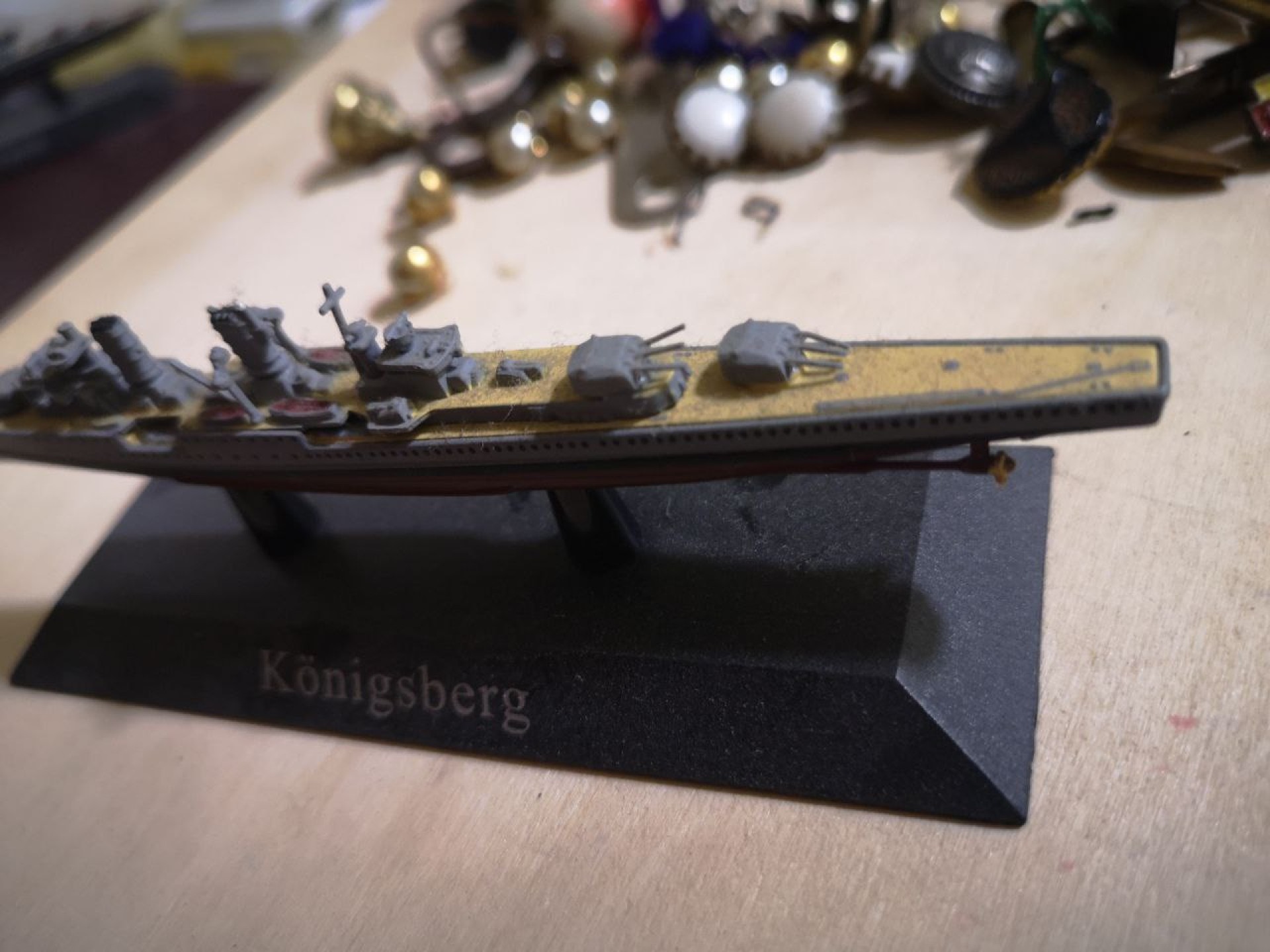 Brod Konigsberg metalna maketa 1/1250 model