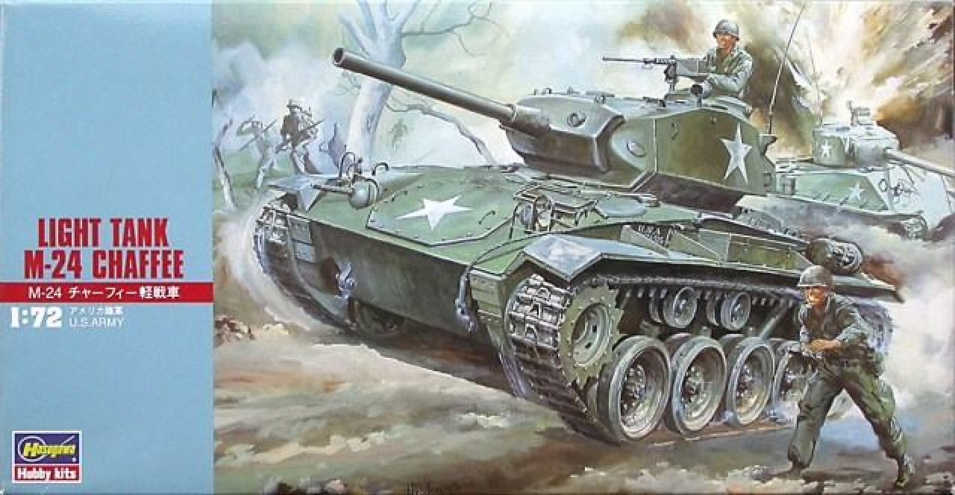 Maketa tenk Light Tank M-24 Chaffee OKLOPNJAK 1/72 1:72
