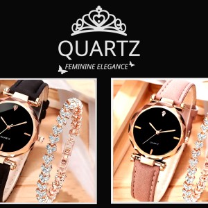 Damski sat | Ženski sat (kao Fossil, Tissot, Breitling...) + Narukvica