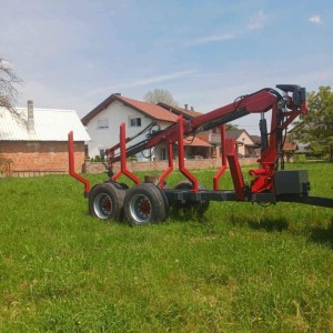 Prikolica sa kranom
