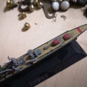 Brod Leipzig metalna maketa 1/1250 model